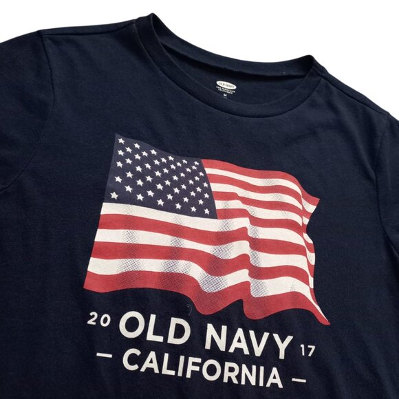 Old Navy Boys’ 2017 USA Flag Tee – Size M (8) – Limited Edition / Patriotic Grap - Picture 3 of 6